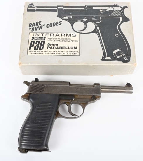 BOXED WALHTER P-38 GRAY GHOST SVW SEMI AUTO PISTOL