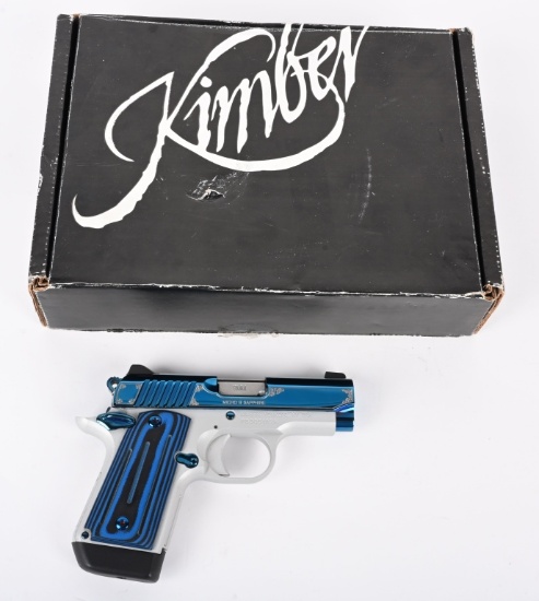 BOXED KIMBER MICRO 9 SAPPHIRE PISTOL