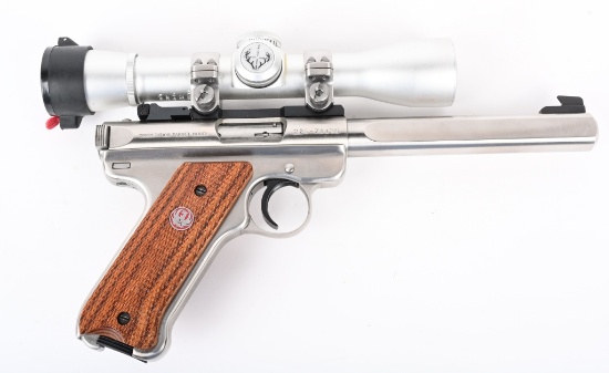 SCOPED RUGER COMPETITION TARGET MK II PISTOL