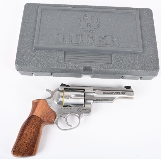 CASED RUGER STAINLESS MATCH CHAMPION GP100