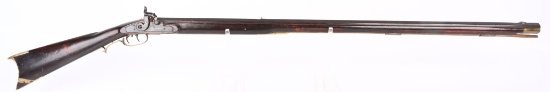 SIGNED FULL STOCK PERCUSSION KY. RIFLE