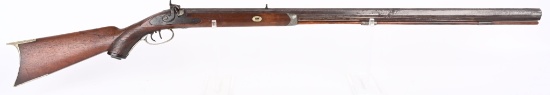 RARE PETERS TEXAS HALF STOCK PERCUSSION RIFLE
