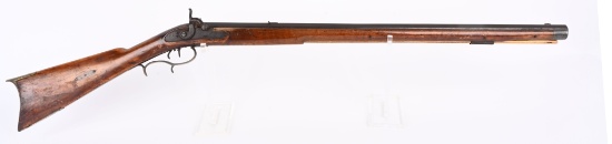 UNMARKED PERCUSSION FULL STOCK SHORT RIFLE