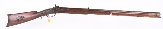 UNMARKED FULL STOCK FOLK ART CARVED RIFLE
