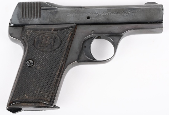 WW1 ERA BEHOLA 7.65 POCKET PISTOL