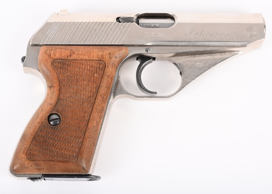 NICKEL FINISHED MAUSER HSC .380 BY INTERARMS