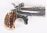 AMERICAN FIREARMS ENGRAVED O/U .38 DERRINGER