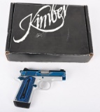 BOXED KIMBER MICRO 9 SAPPHIRE PISTOL