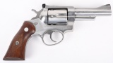 STAINLESS RUGER MODEL SECURITY SIX REVOLVER