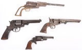 LOT (4) CIVIL WAR ERA COLT REVOLVERS