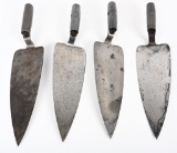 LOT OF 4 1873 TROWEL BAYONETS FOR 45-70 TRAPDOORS