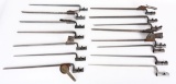 LARGE LOT OF SOCKET BAYONETS Trapdoor/1816/1871RB