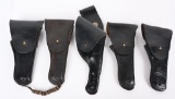 LOT (5) MILITARY TYPE US HOLSTERS