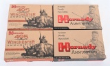 FOUR FULL BOXES HORNADAY .405 WINCHESTER AMMO