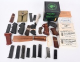LARGE AMMO, MAGAZINES & GRIP LOT