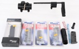 LOT MAGAZINES, SIGHTS, ETC