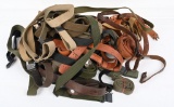 LARGE LOT MILITARY + COMMERCIAL RIFLE SLINGS