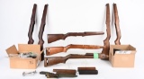 HUGE LOT U.S. M 1 GARAND & CARBINES STOCKS, PARTS
