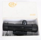 BOXED 1980s COLT AR 4x20 CARRY HANDLE SCOPE