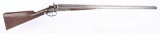 PARKER BROTHERS HAMMER DOUBLE 12 BORE SHOTGUN