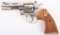 FACTORY NICKEL COLT PYTHON REVOLVER
