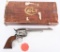 AS NEW BOXED COLT NICKEL SAA REVOLVER