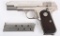 FINE COLT MODEL 1908 380 NICKEL COLT POCKET MODEL