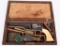 CASED ENGRAVED COLT 1849 POCKET MODEL REVOLVER