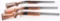 WEATHERBY 3 GUN PRESENTATION SET FORM SAFARI CLUB