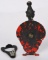 RARE 19TH CENTURY CLOWN KNOCK DOWN STEEL TARGET