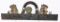 TWIN SQUIRREL STEEL SHOOTING GALLERY TARGET