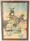 ORIGINAL COLT TEX & PATCHES FRAMED POSTER