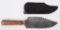 FINE ANTIQUE BUFFALO HUNTERS CLEAVER SHEATH