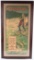 MISSION OAK FRAMED 1920'S WINCHESTER FISHING AD