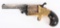 FACTORY GOLD 1/2 PLATE ENGRAVED MOORE'S REVOLVER