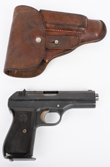 WW2 CZ MODEL 27 PISTOL WITH HOLSTER