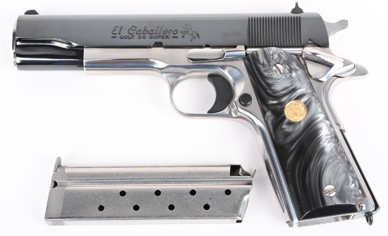 DESIREABLE COLT "EL CABALLERO" 1911 .38 SUPER