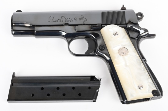 SCARCE COLT "EL PATRO" .38 SUPER 1911