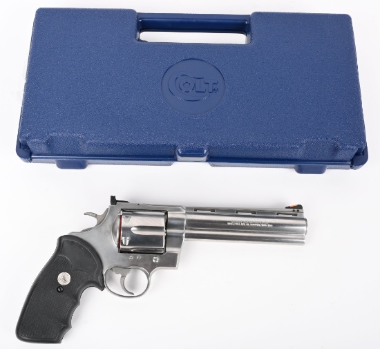 COLT STAINLESS 45 COLT ANACONDA 6 "REVOLVER