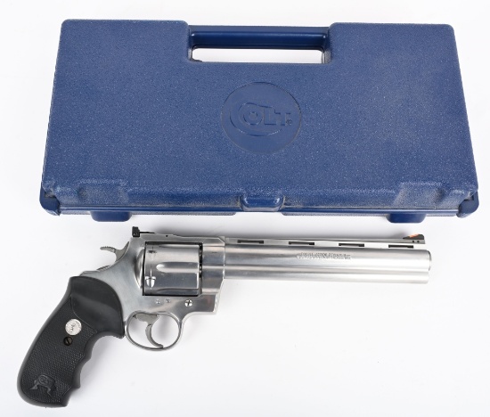 BOXED STAINLESS COLT ANACONDA .44 MAGNUM