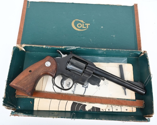 BOXED COLT OFFICERS MODEL MATCH REVOLVER