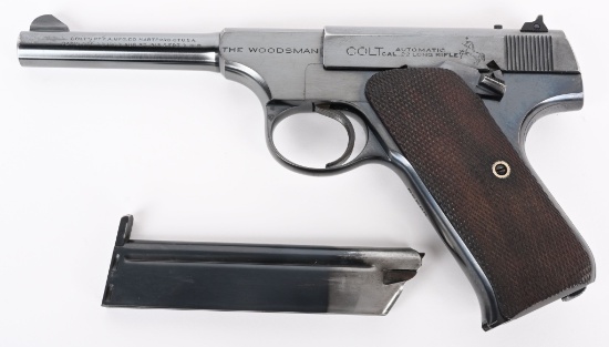 RARE MEDIUM BARREL PRE WAR COLT WOODSMAN SPORT