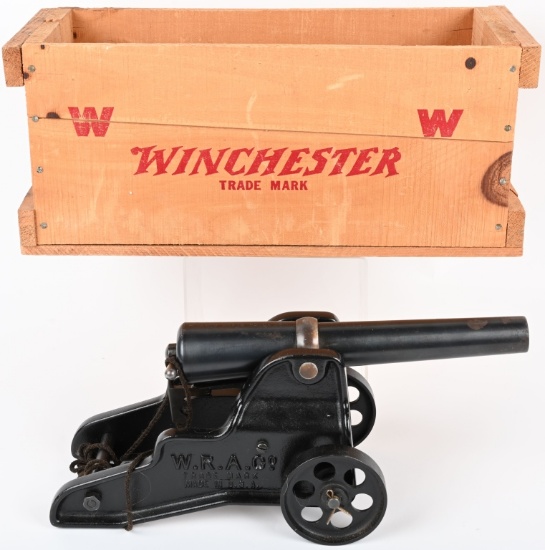 CRATED WINCHESTER MODEL 1898 SIGNAL 10 GA CANNON