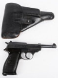 WW2 GERMAN CYQ P-38 PISTOL WITH HOLSTER