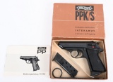 WALTHER PPK/S 7.65 PISTOL IN ORIGINAL BOX