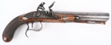 ELAGANT HENRY NOCK 13 BORE FLINT PISTOL