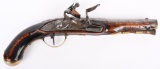 UNMARKED FRENCH FLINTLOCK GENTLEMANS PISTOL