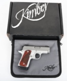BOXED KIMBER MICRO POCKET SEMI AUTO PISTOL