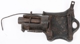 RARE PATENT 1902 -.70 BORE IRON TRAP DOOR GUN