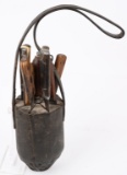 BUFFALO HUNTER SKINNING SET WITH LEATHER